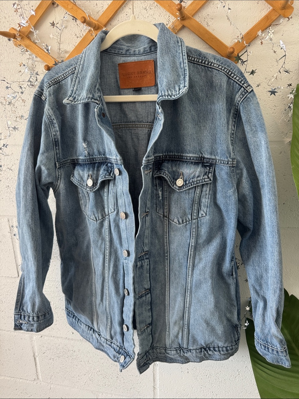Lucky Brand Boyfriend Trucker Denim Jacket